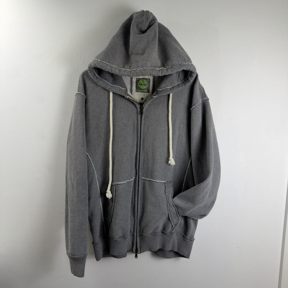 Timberland Full Zip Hoodie Men's XLarge Gorpcore Outdoors Logo